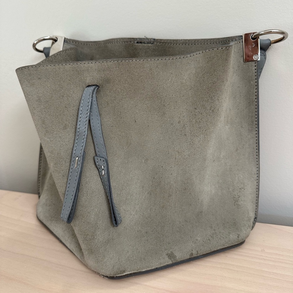 MAISON MARGIELA Suede Bucket Bag